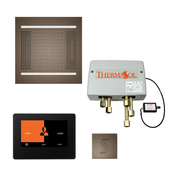 ThermaSol Total Wellness Hydrovive14 Package with 7" ThermaTouch and Square | TWPH147S