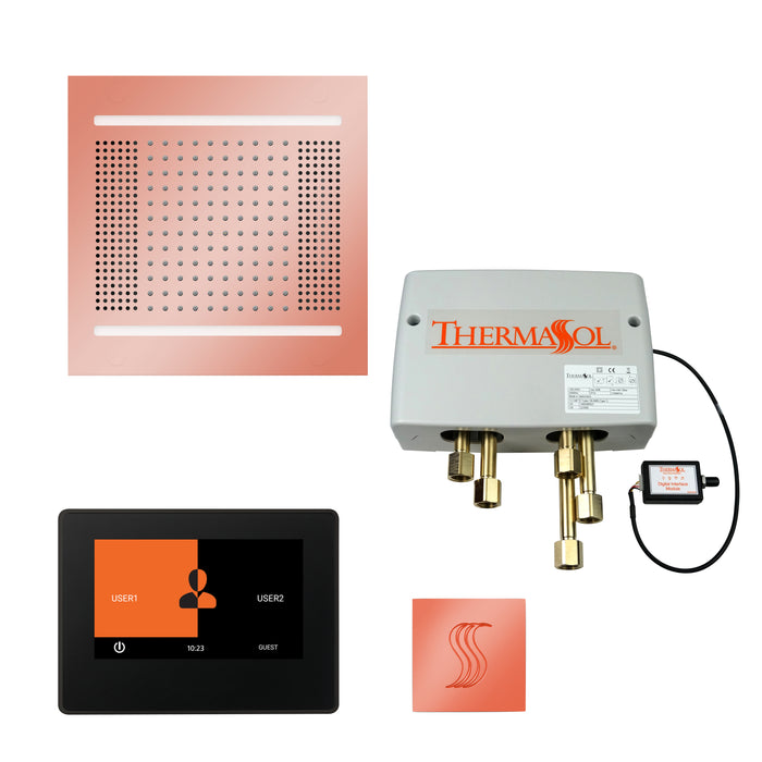 ThermaSol Total Wellness Hydrovive14 Package with 7" ThermaTouch and Square | TWPH147S