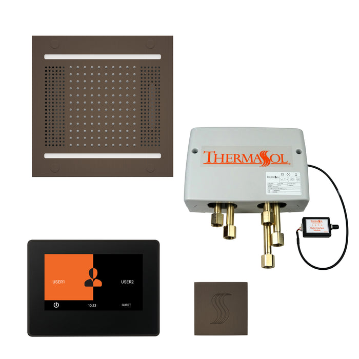 ThermaSol Total Wellness Hydrovive14 Package with 7" ThermaTouch and Square | TWPH147S