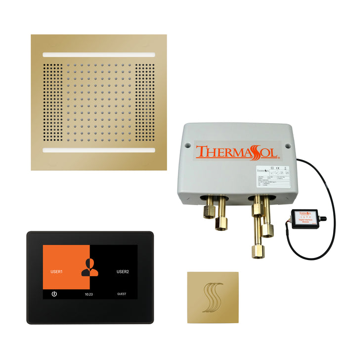 ThermaSol Total Wellness Hydrovive14 Package with 7" ThermaTouch and Square | TWPH147S