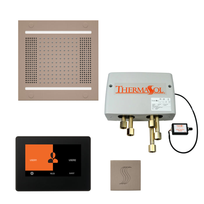ThermaSol Total Wellness Hydrovive14 Package with 7" ThermaTouch and Square | TWPH147S