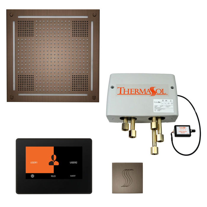 ThermaSol Total Wellness Hydrovive Package with 7" ThermaTouch and Square | TWPH7S