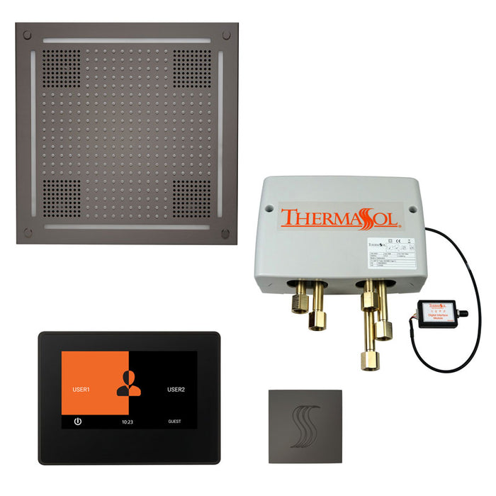 ThermaSol Total Wellness Hydrovive Package with 7" ThermaTouch and Square | TWPH7S