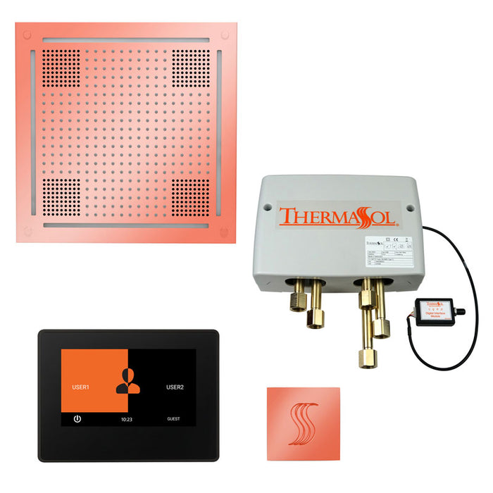 ThermaSol Total Wellness Hydrovive Package with 7" ThermaTouch and Square | TWPH7S