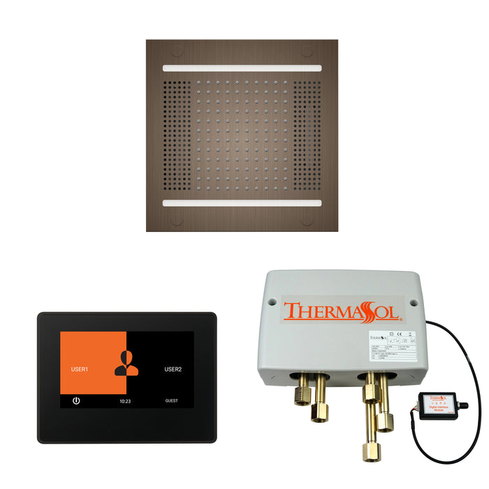 ThermaSol Wellness Hydrovive14 Shower Package with 7" ThermaTouch Square | WH14SP7S