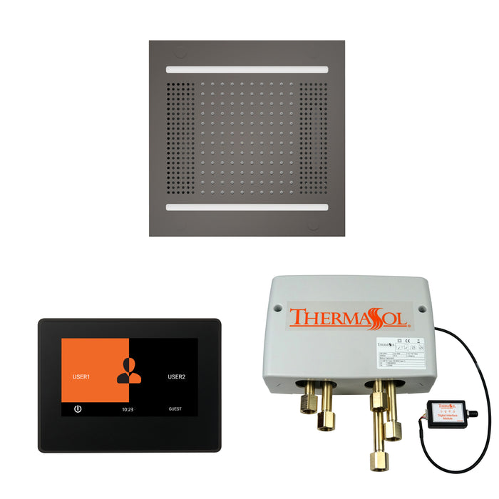 ThermaSol Wellness Hydrovive14 Shower Package with 7" ThermaTouch Square | WH14SP7S