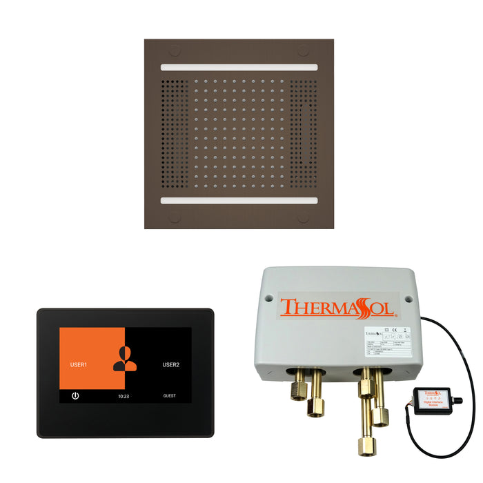ThermaSol Wellness Hydrovive14 Shower Package with 7" ThermaTouch Square | WH14SP7S