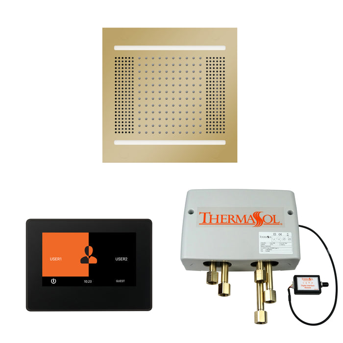 ThermaSol Wellness Hydrovive14 Shower Package with 7" ThermaTouch Square | WH14SP7S