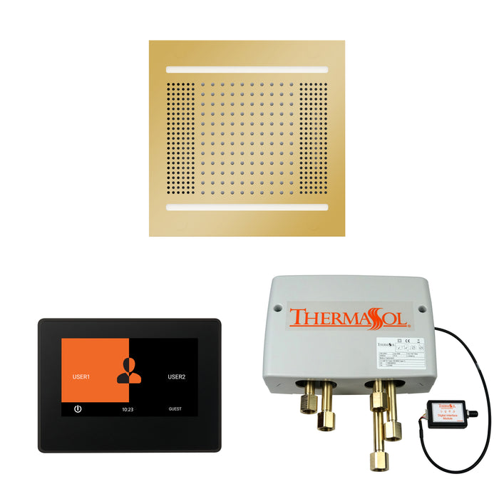 ThermaSol Wellness Hydrovive14 Shower Package with 7" ThermaTouch Square | WH14SP7S