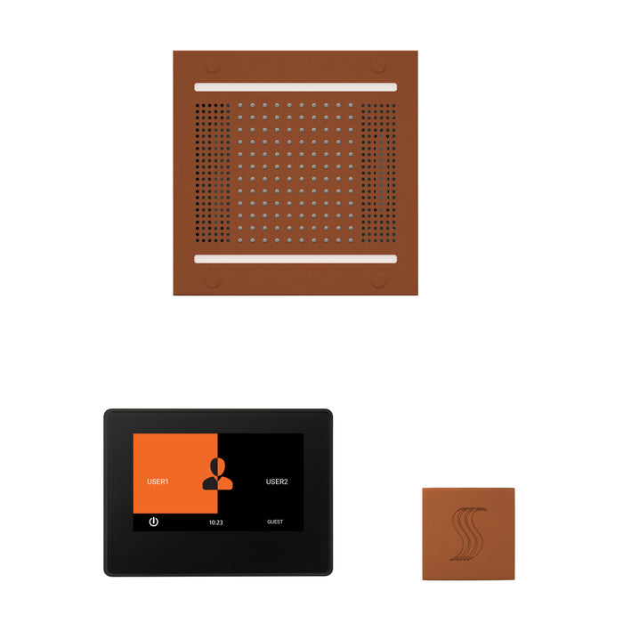 ThermaSol Wellness Hydrovive14 Steam Package with 7" ThermaTouch Square | WH14STP7S