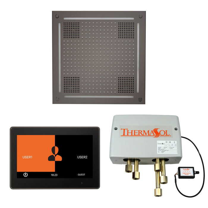 ThermaSol Wellness Hydrovive Shower Package with 10" ThermaTouch Square | WHSP10S