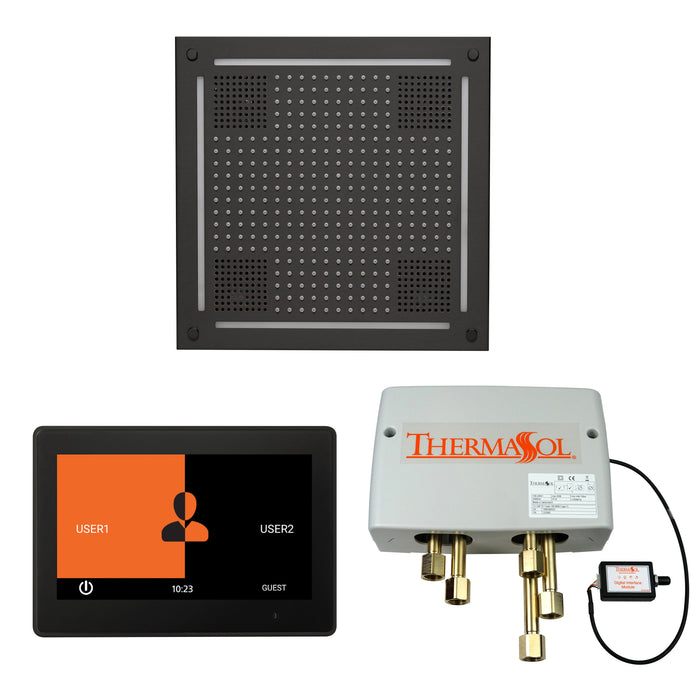 ThermaSol Wellness Hydrovive Shower Package with 10" ThermaTouch Square | WHSP10S
