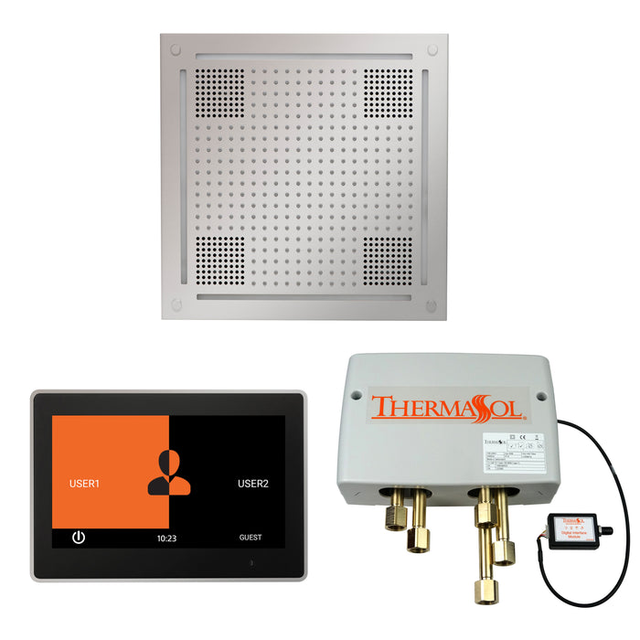 ThermaSol Wellness Hydrovive Shower Package with 10" ThermaTouch Square | WHSP10S