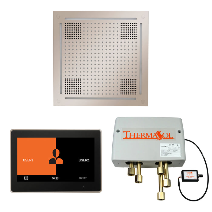 ThermaSol Wellness Hydrovive Shower Package with 10" ThermaTouch Square | WHSP10S