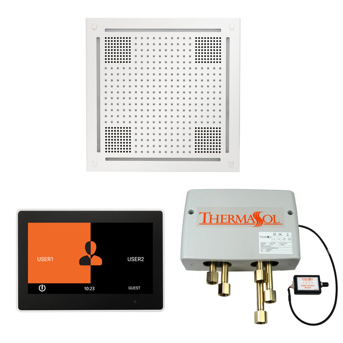 ThermaSol Wellness Hydrovive Shower Package with 10" ThermaTouch Square | WHSP10S