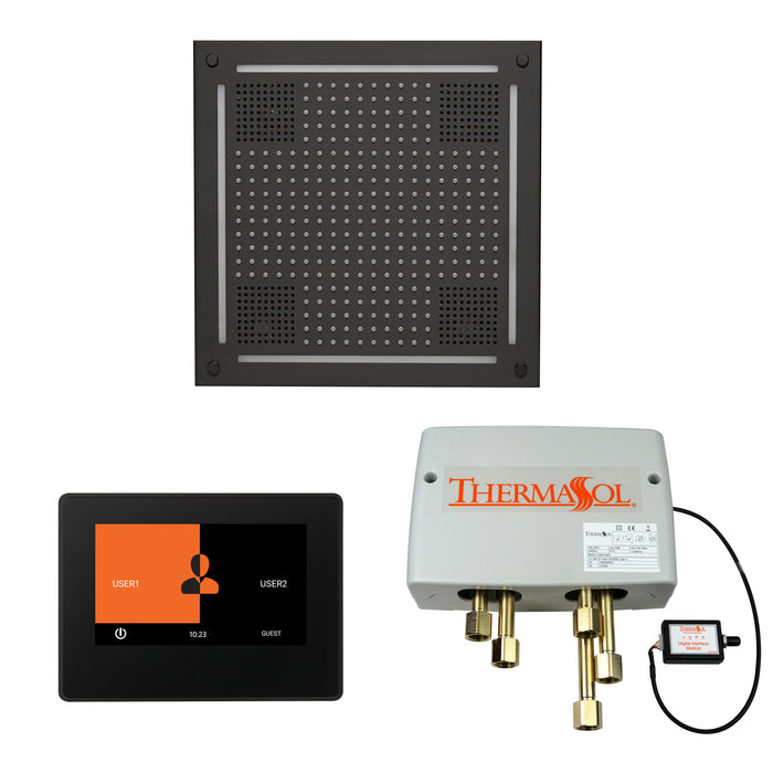 ThermaSol Wellness Hydrovive Shower Package with 7" ThermaTouch Square | WHSP7S