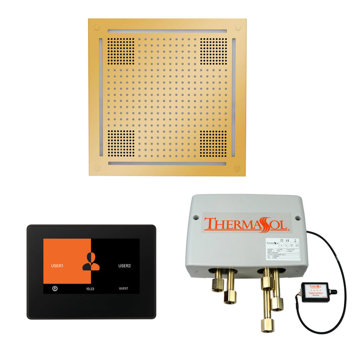 ThermaSol Wellness Hydrovive Shower Package with 7" ThermaTouch Square | WHSP7S