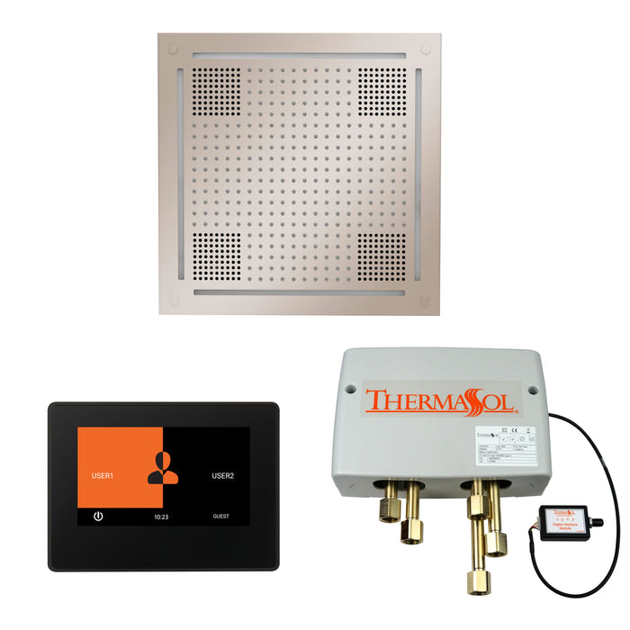 ThermaSol Wellness Hydrovive Shower Package with 7" ThermaTouch Square | WHSP7S
