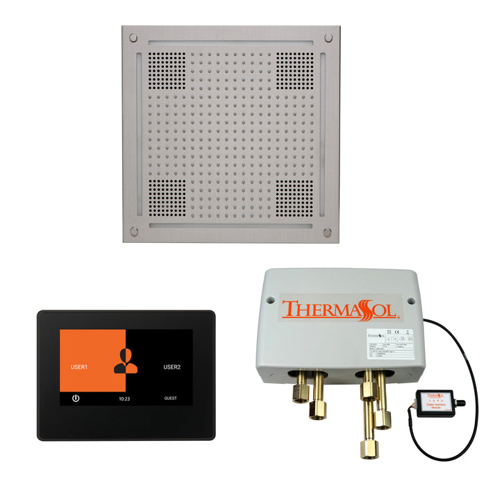 ThermaSol Wellness Hydrovive Shower Package with 7" ThermaTouch Square | WHSP7S