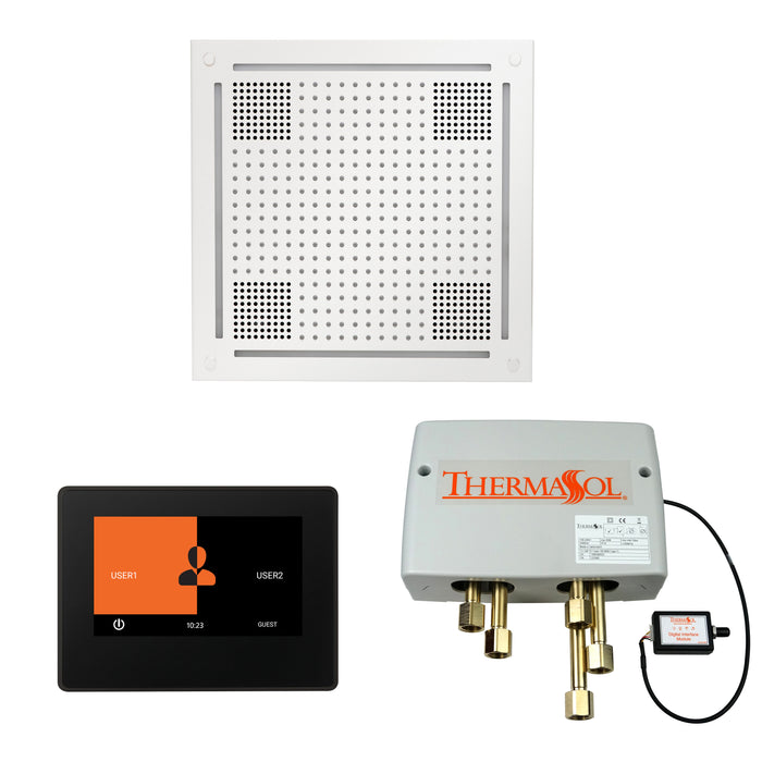 ThermaSol Wellness Hydrovive Shower Package with 7" ThermaTouch Square | WHSP7S