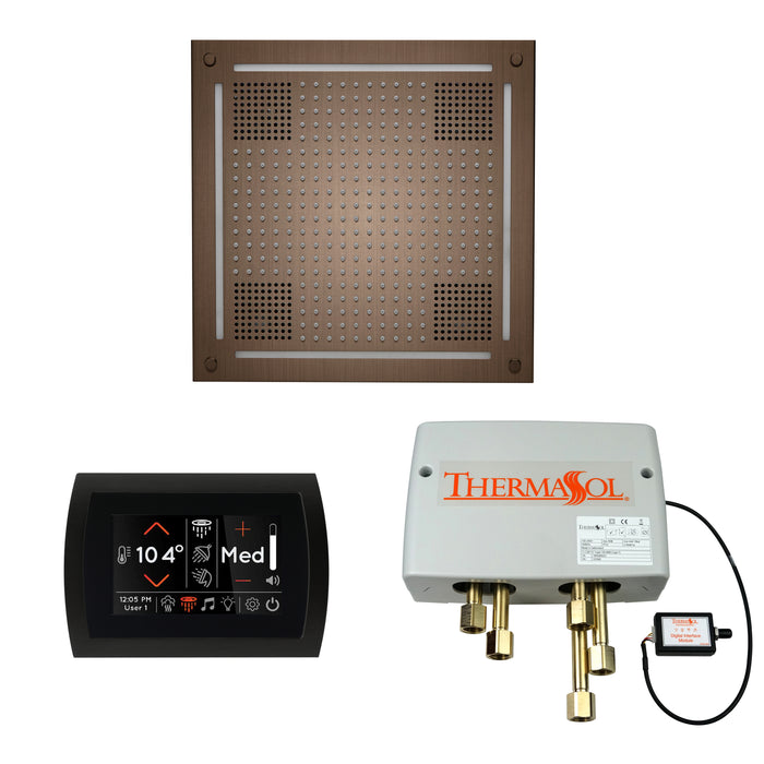 ThermaSol Wellness Hydrovive Shower Package with SignaTouch Round | WHSPSR
