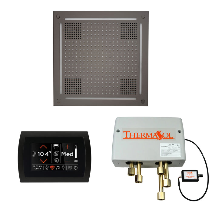 ThermaSol Wellness Hydrovive Shower Package with SignaTouch Round | WHSPSR