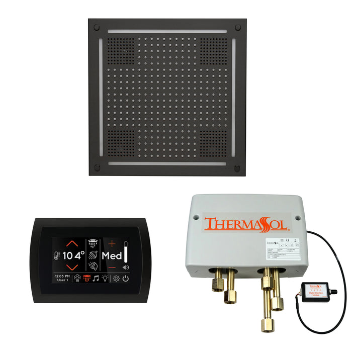 ThermaSol Wellness Hydrovive Shower Package with SignaTouch Round | WHSPSR