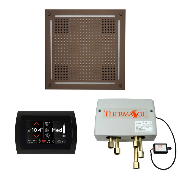 ThermaSol Wellness Hydrovive Shower Package with SignaTouch Round | WHSPSR