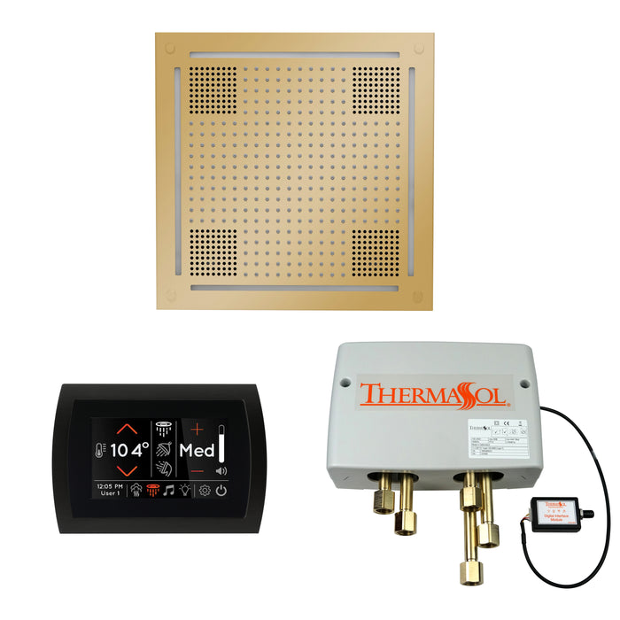 ThermaSol Wellness Hydrovive Shower Package with SignaTouch Round | WHSPSR