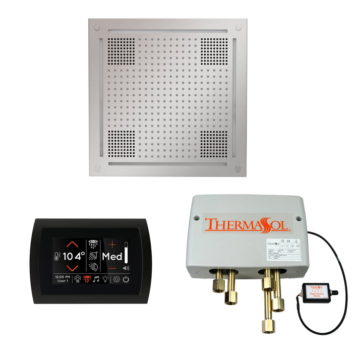 ThermaSol Wellness Hydrovive Shower Package with SignaTouch Round | WHSPSR