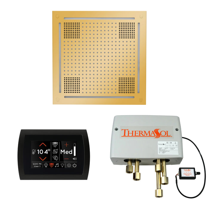 ThermaSol Wellness Hydrovive Shower Package with SignaTouch Round | WHSPSR
