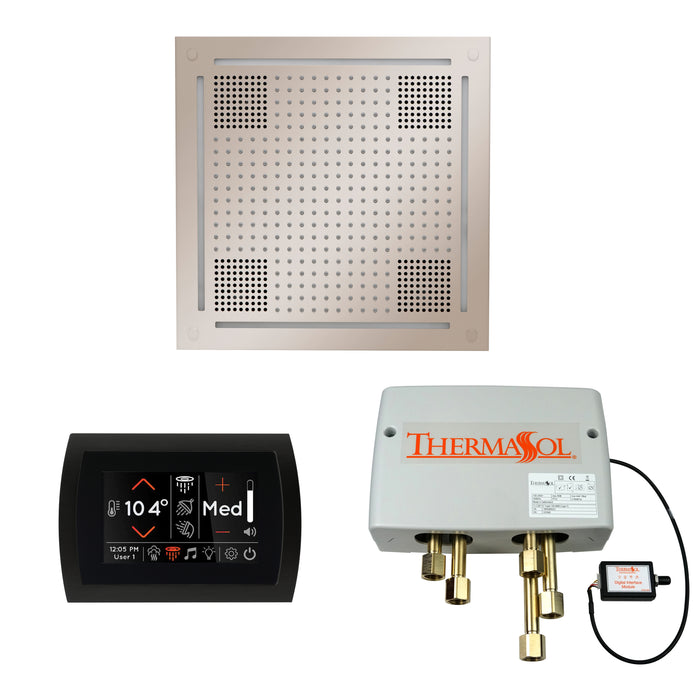 ThermaSol Wellness Hydrovive Shower Package with SignaTouch Round | WHSPSR