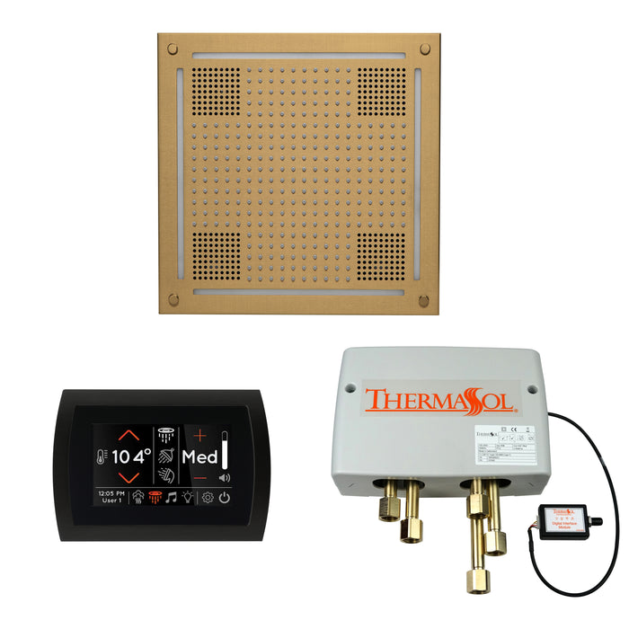 ThermaSol Wellness Hydrovive Shower Package with SignaTouch Round | WHSPSR