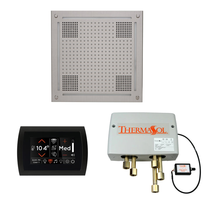ThermaSol Wellness Hydrovive Shower Package with SignaTouch Round | WHSPSR
