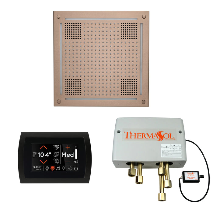 ThermaSol Wellness Hydrovive Shower Package with SignaTouch Round | WHSPSR