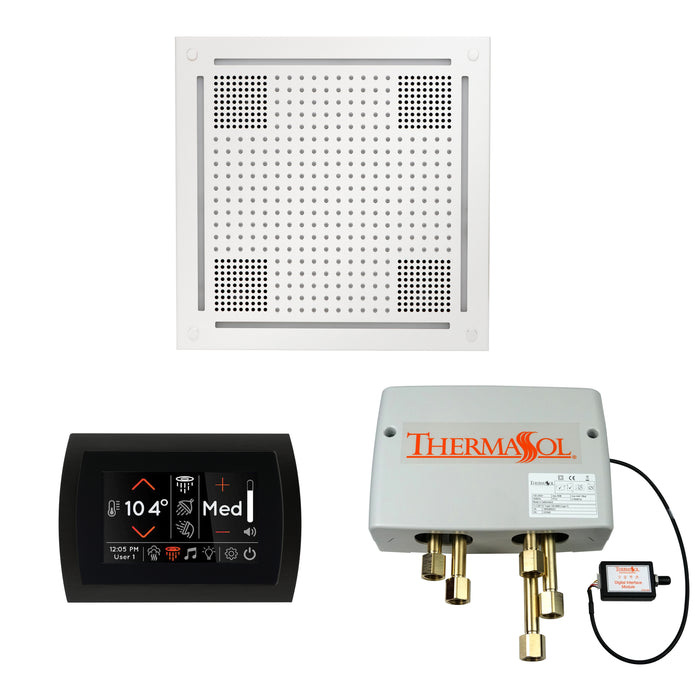 ThermaSol Wellness Hydrovive Shower Package with SignaTouch Round | WHSPSR