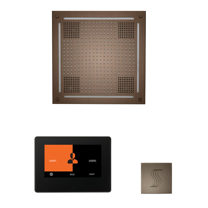 ThermaSol Wellness Hydrovive Steam Package with 7" ThermaTouch Square | WHSTP7S