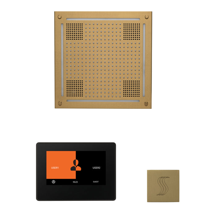 ThermaSol Wellness Hydrovive Steam Package with 7" ThermaTouch Square | WHSTP7S