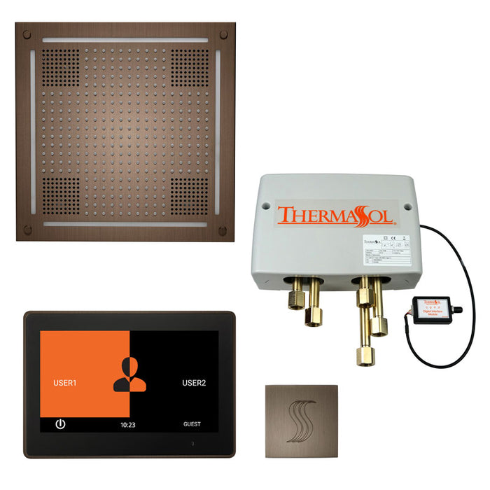ThermaSol Total Wellness Hydrovive Package with 10" ThermaTouch Square | TWPH10US