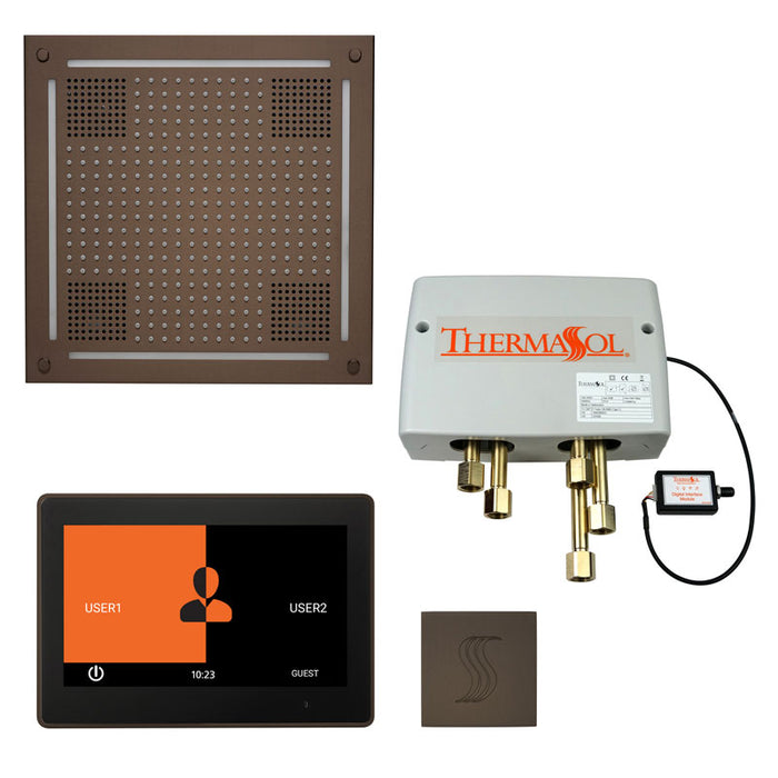 ThermaSol Total Wellness Hydrovive Package with 10" ThermaTouch Square | TWPH10US