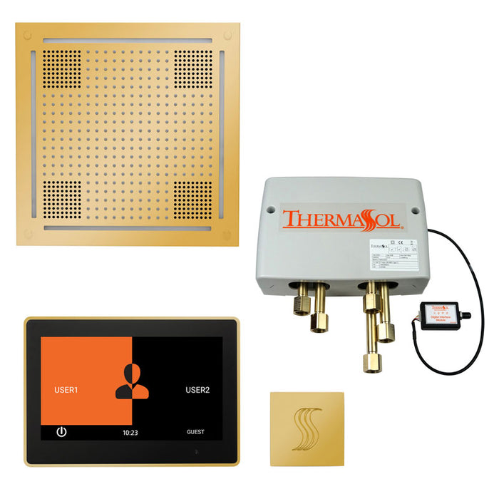 ThermaSol Total Wellness Hydrovive Package with 10" ThermaTouch Square | TWPH10US
