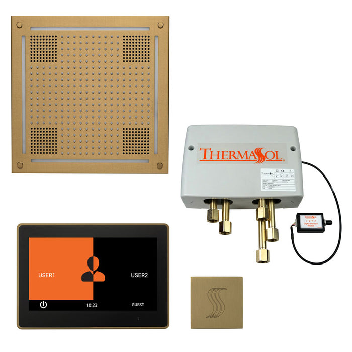 ThermaSol Total Wellness Hydrovive Package with 10" ThermaTouch Square | TWPH10US