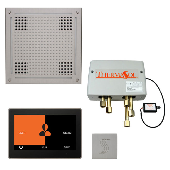 ThermaSol Total Wellness Hydrovive Package with 10" ThermaTouch Square | TWPH10US
